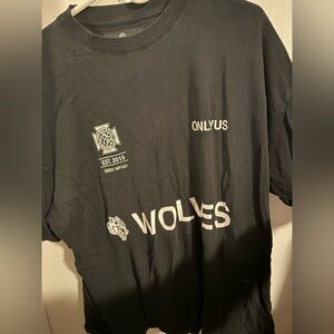 Black Darc  sport Wolves Graphic T-Shirt